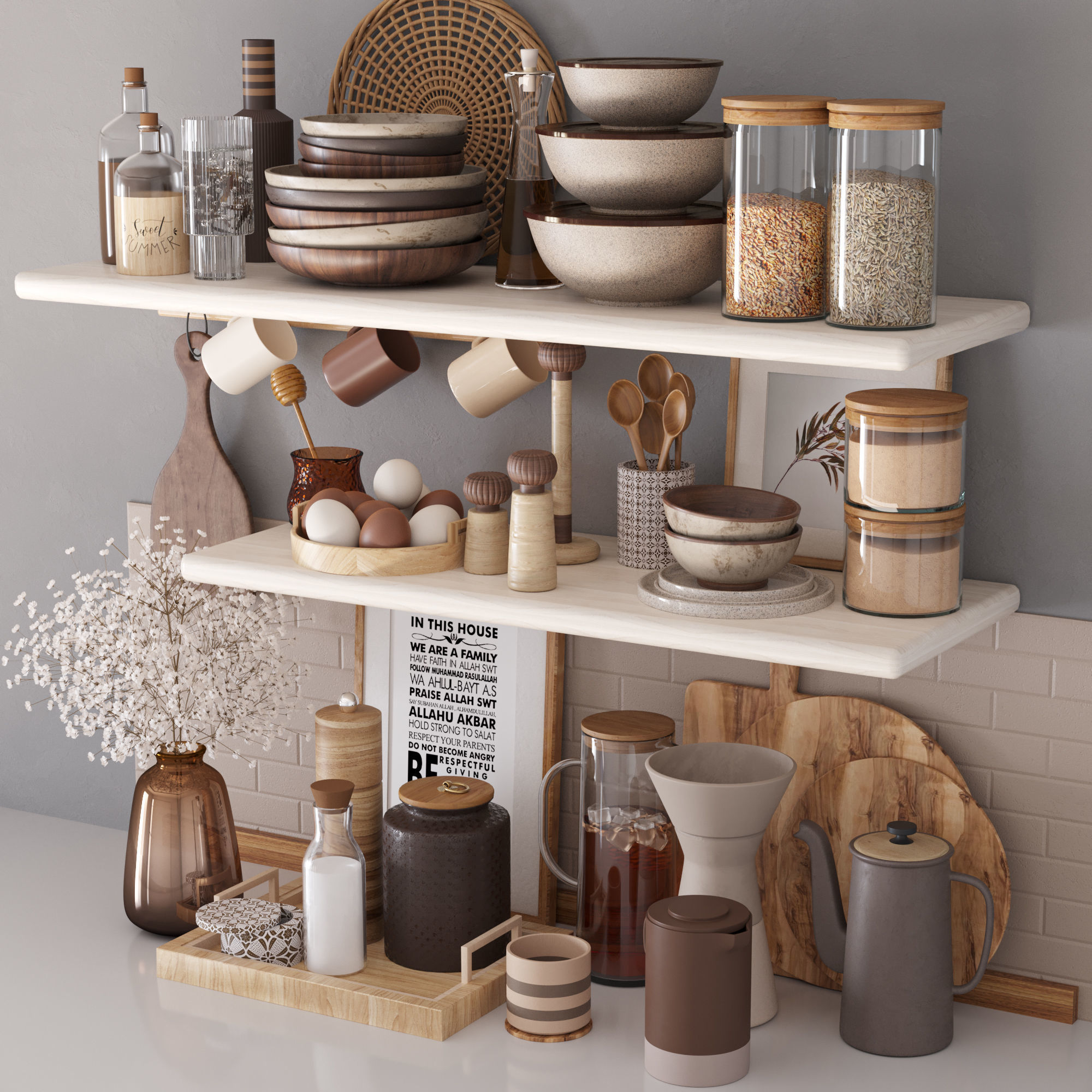 kitchen accessories022 3D model_3