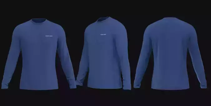 Full Sleeve T-shirt 3d model 3D model