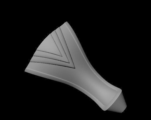 leg High quality 3d models for processing on a cnc machine  3D model_2