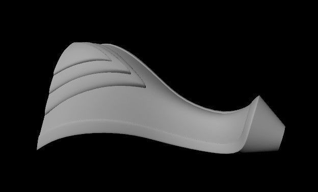 leg High quality 3d models for processing on a cnc machine  3D model_1