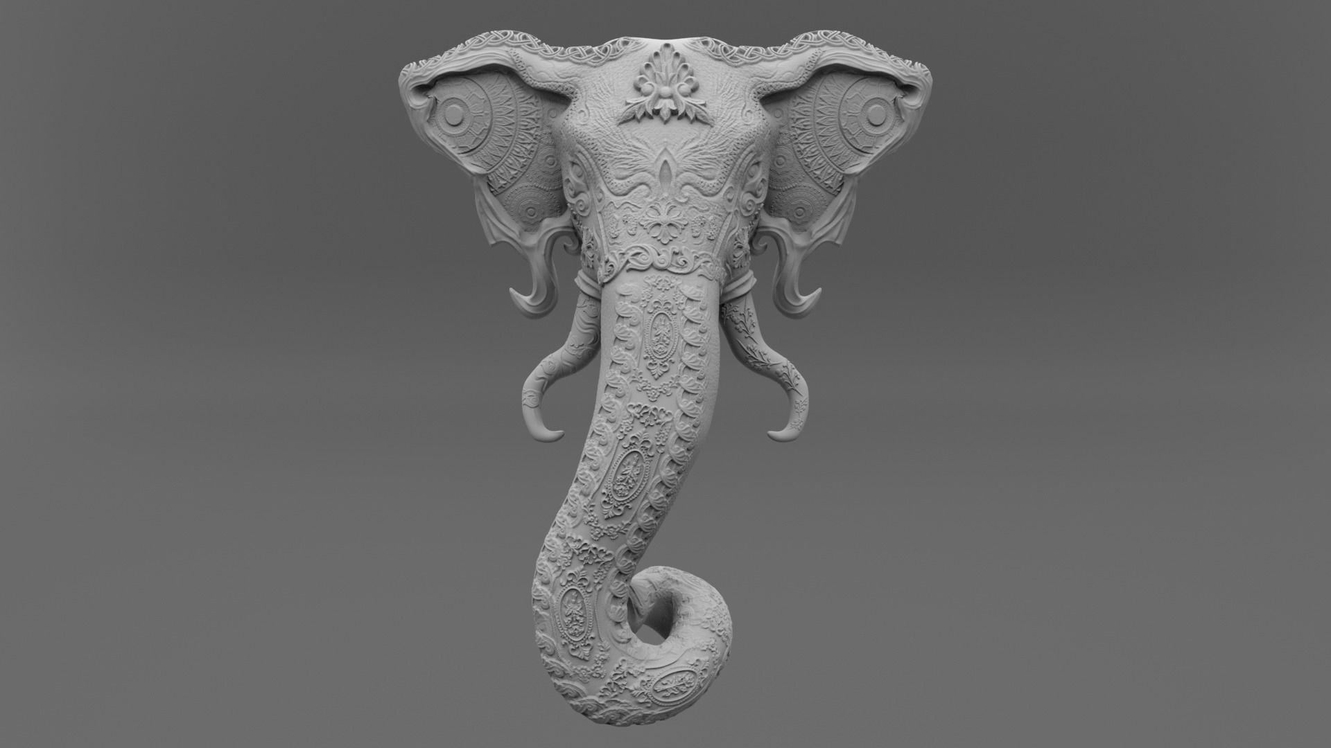 Ganesha snake 3D print model_2