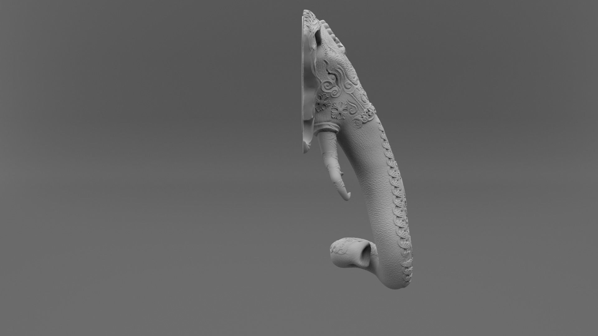 Ganesha snake 3D print model_5