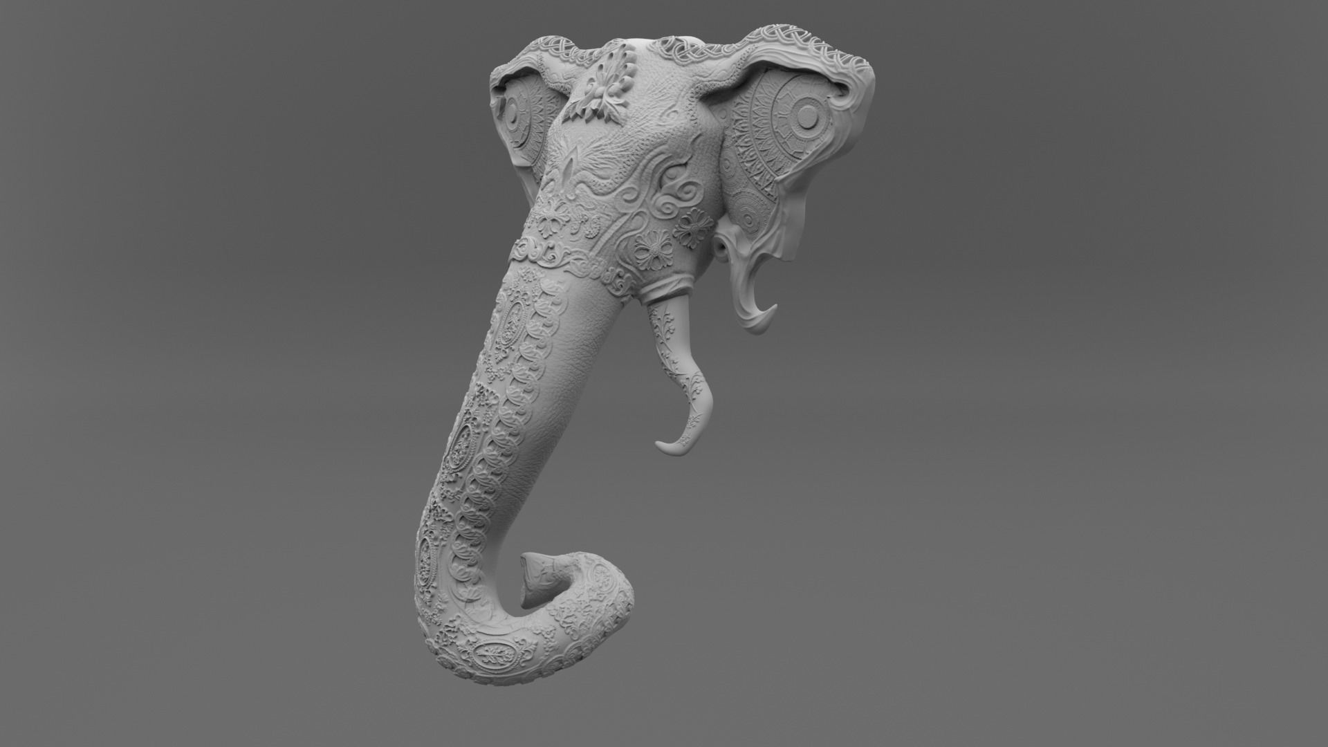 Ganesha snake 3D print model_4