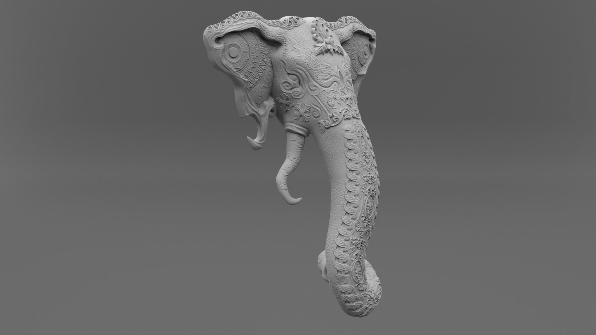Ganesha snake 3D print model_3