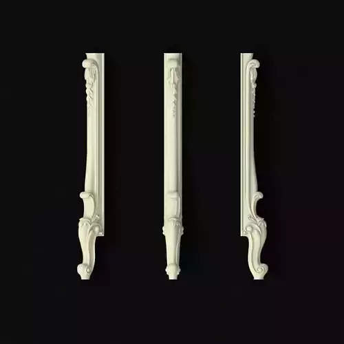 leg High quality 3d models for processing on a cnc machine