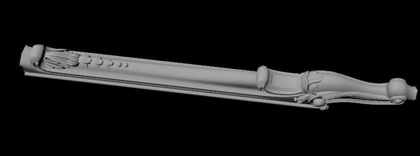 leg High quality 3d models for processing on a cnc machine 3D model_2