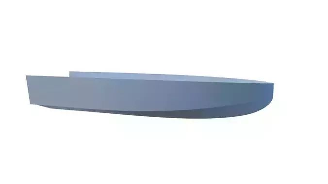 45 feet Generic Hull Model 3D model