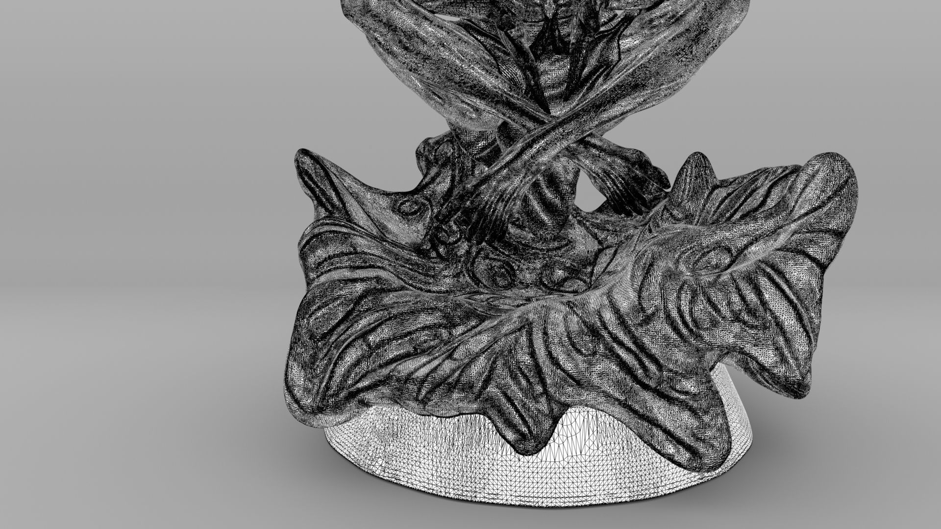 Shiva statue of lord ganesha 3D print model_6