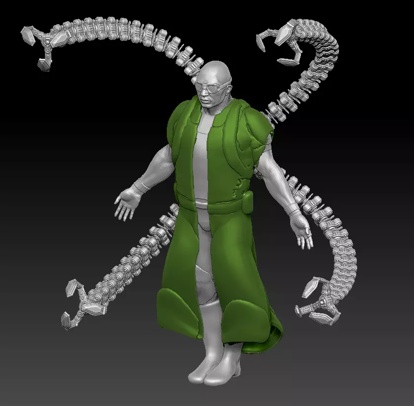 DOCTOR ORKOPUS COSPLAY CYBER-TENTACLES 3D print model