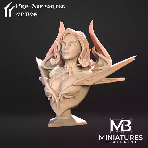 Zerynthia Noble Mage - Bust 3D print model