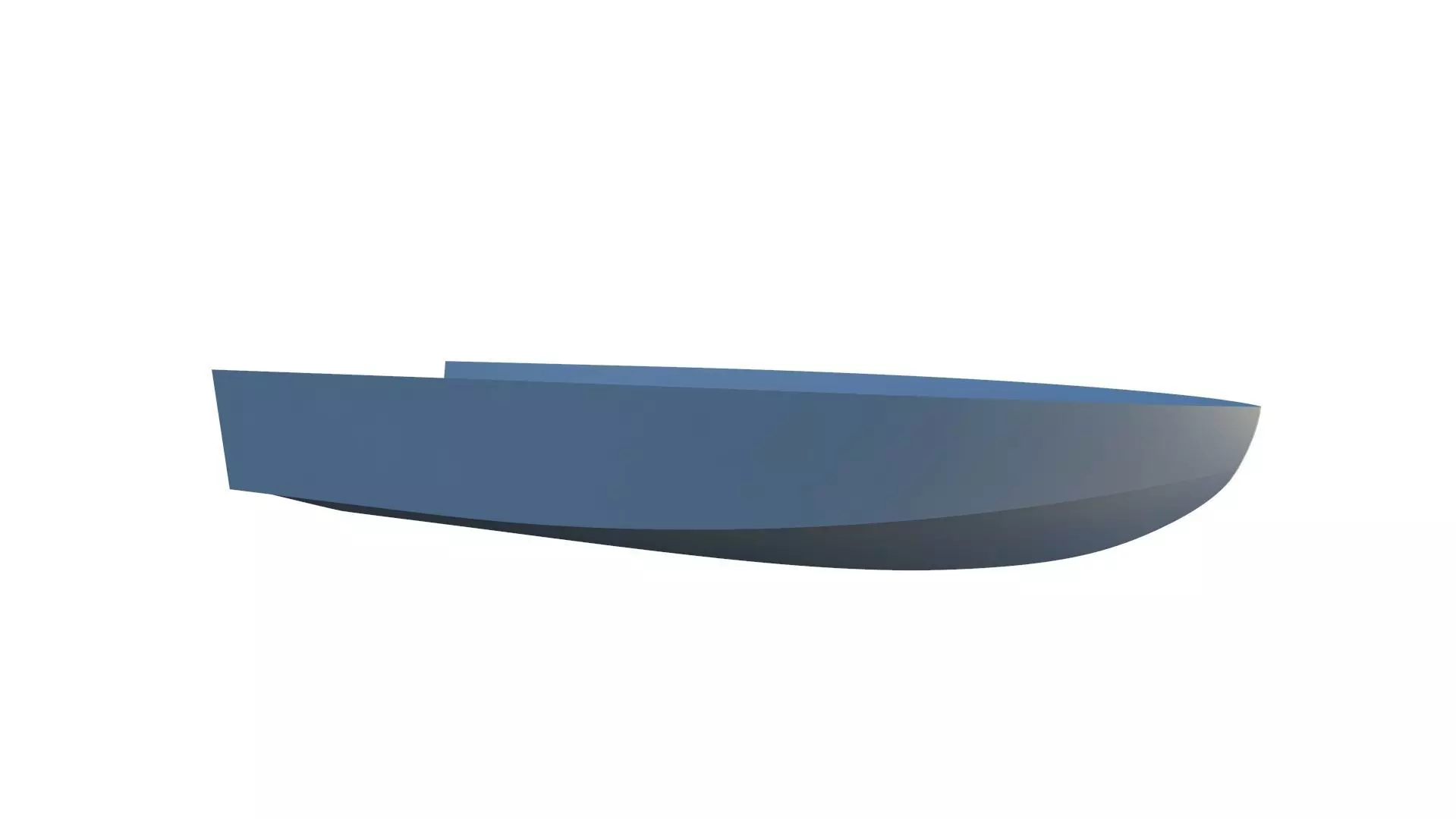 30 feet Generic Hull Design 3D model_0