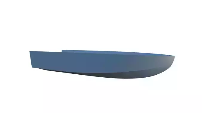 30 feet Generic Hull Design 3D model