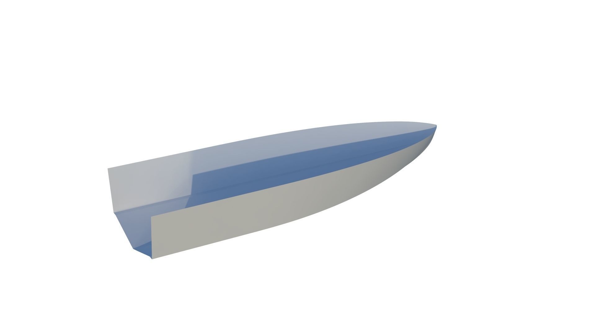 30 feet Generic Hull Design 3D model_1