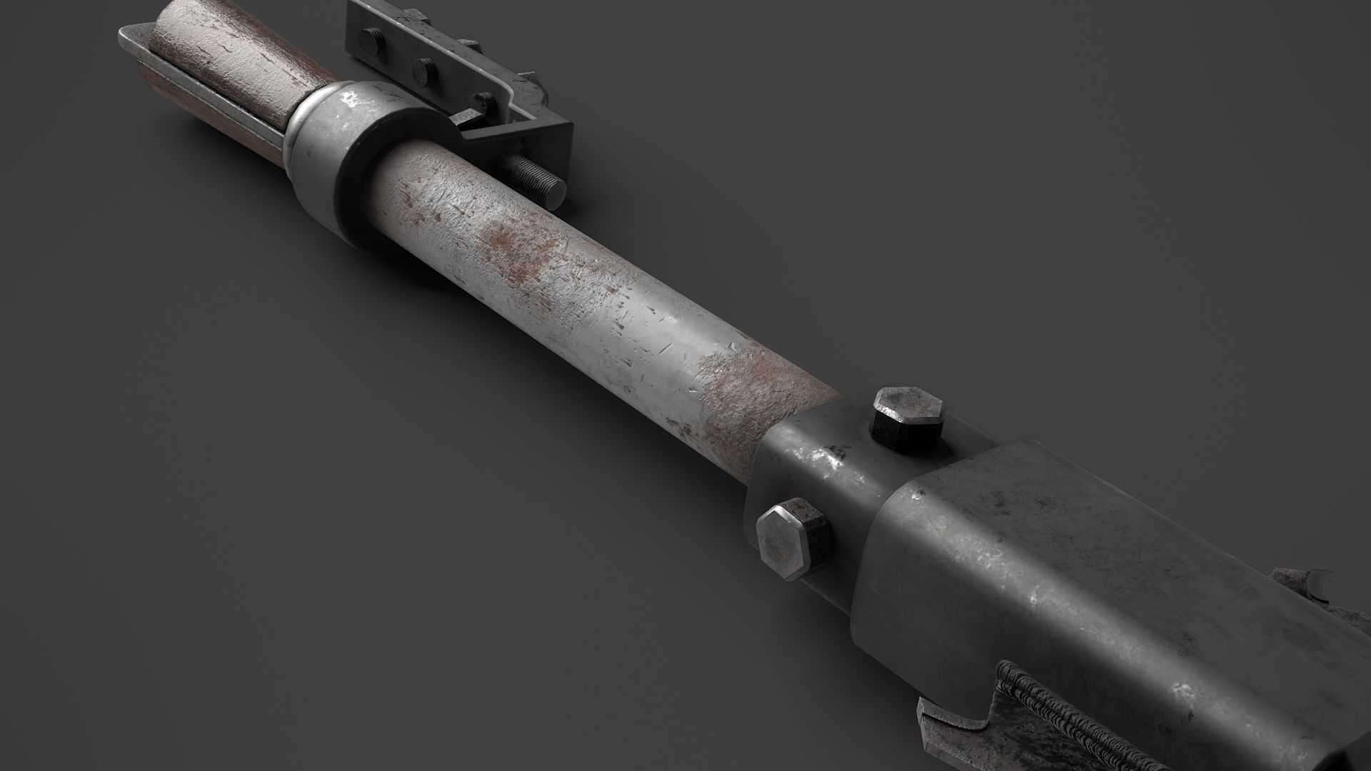 Modifiable Strike Weapon 16 Low-poly 3D model_9