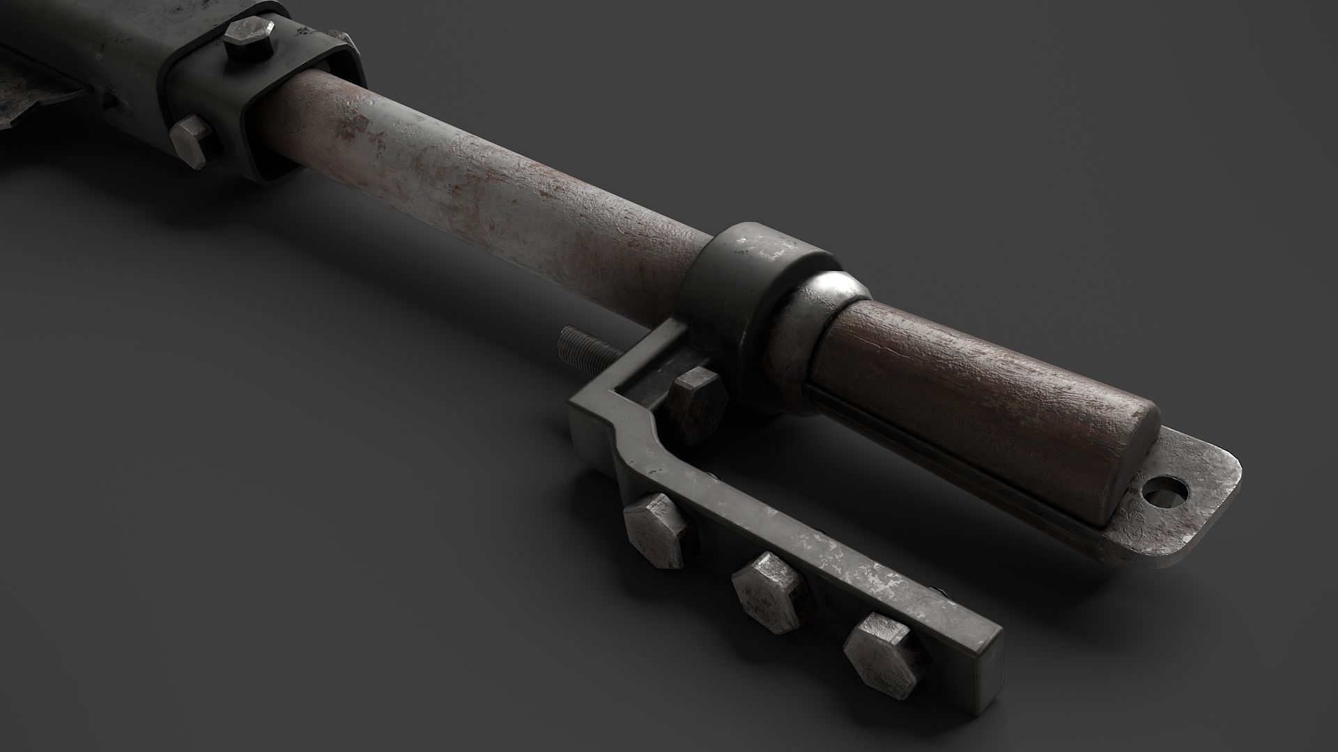 Modifiable Strike Weapon 16 Low-poly 3D model_7