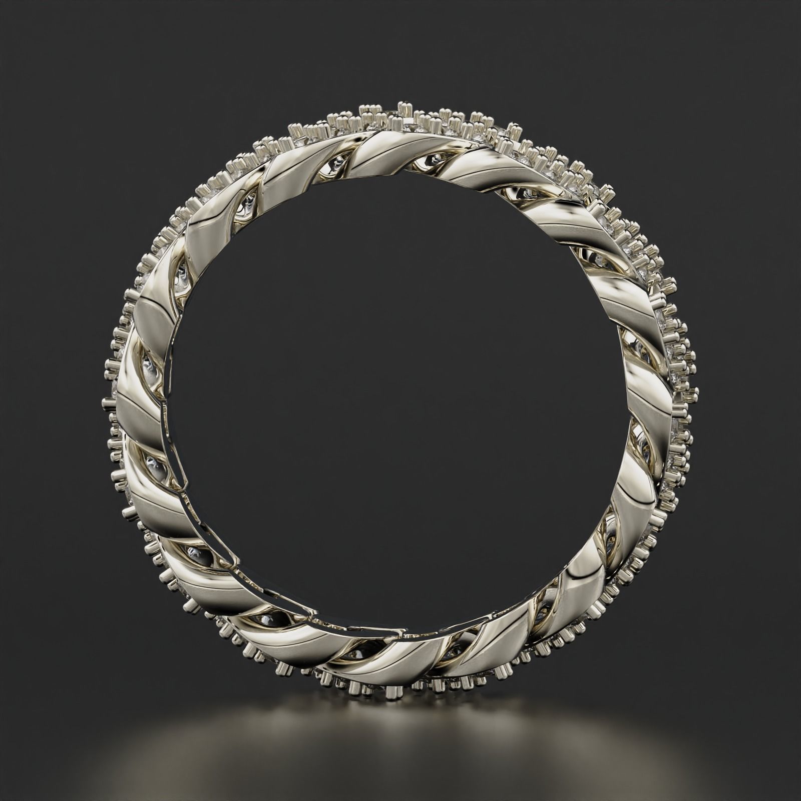 Cuban Ring 3D print model_10