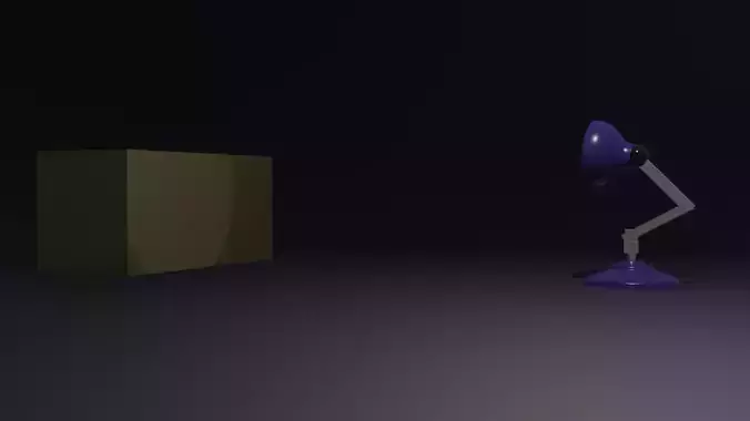 Lamp with bones and IK limits