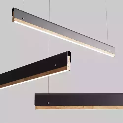 Pendant Lamps Nordic Loft Coffee Shop Multicolor Low-poly 3D model