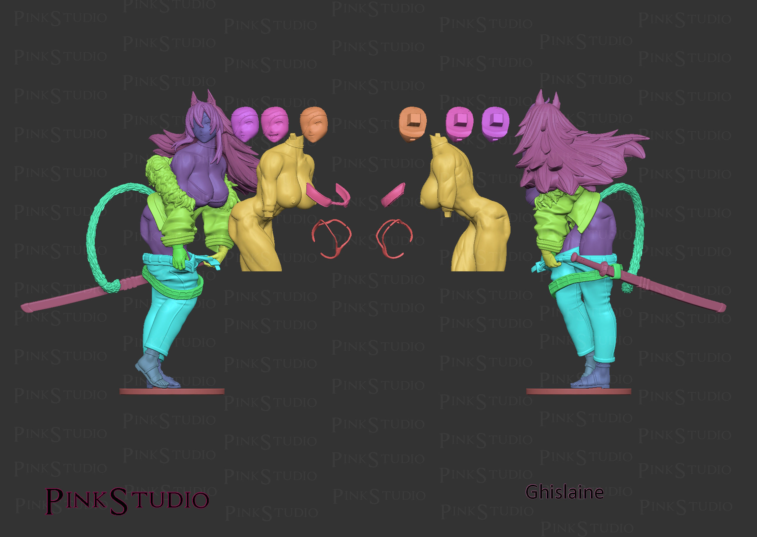 Mushoku Tensei Jobless Reincarnation - Ghislaine 3D print model_9