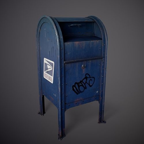 Mailbox - Gameready Asset Low-poly 3D model