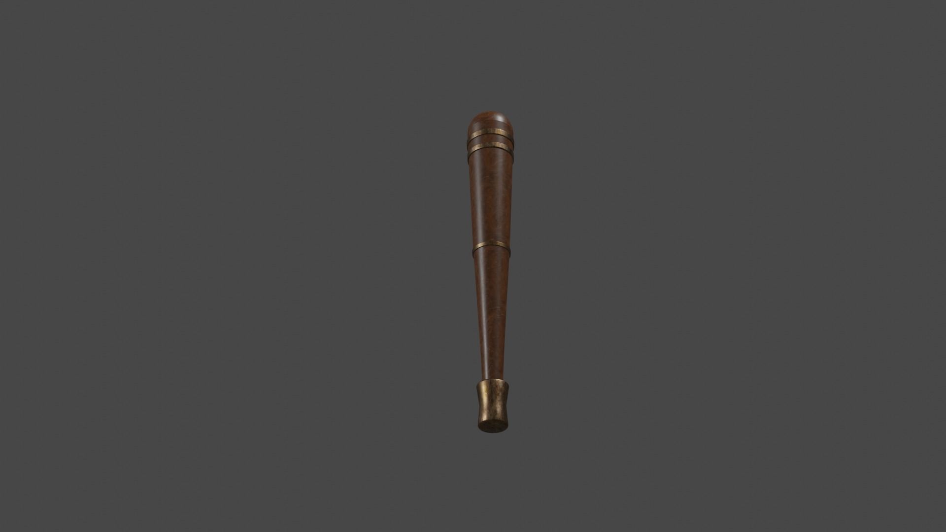 Baseball Bat Free low-poly 3D model_1