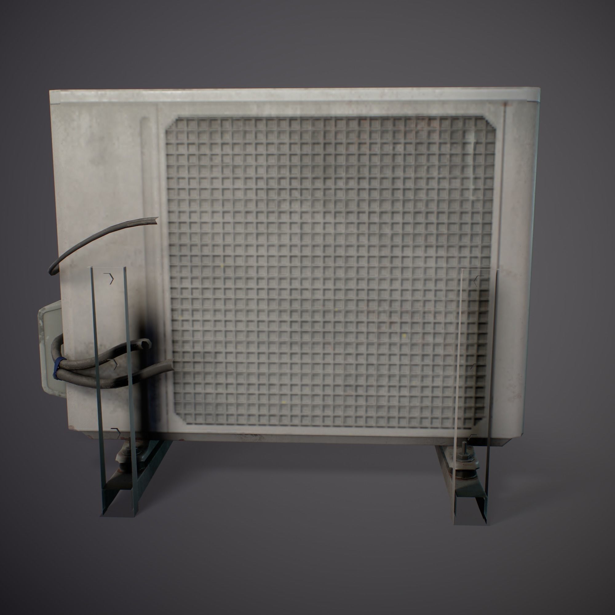 Conditioner - Gameready Asset Low-poly 3D model_4