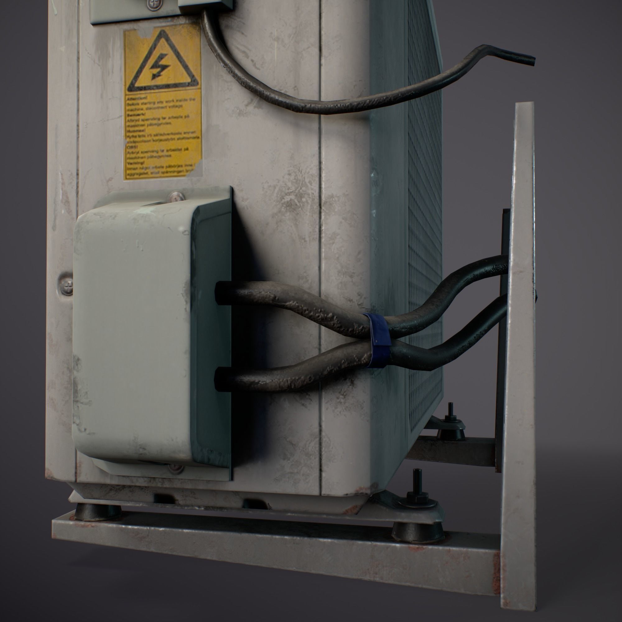 Conditioner - Gameready Asset Low-poly 3D model_13