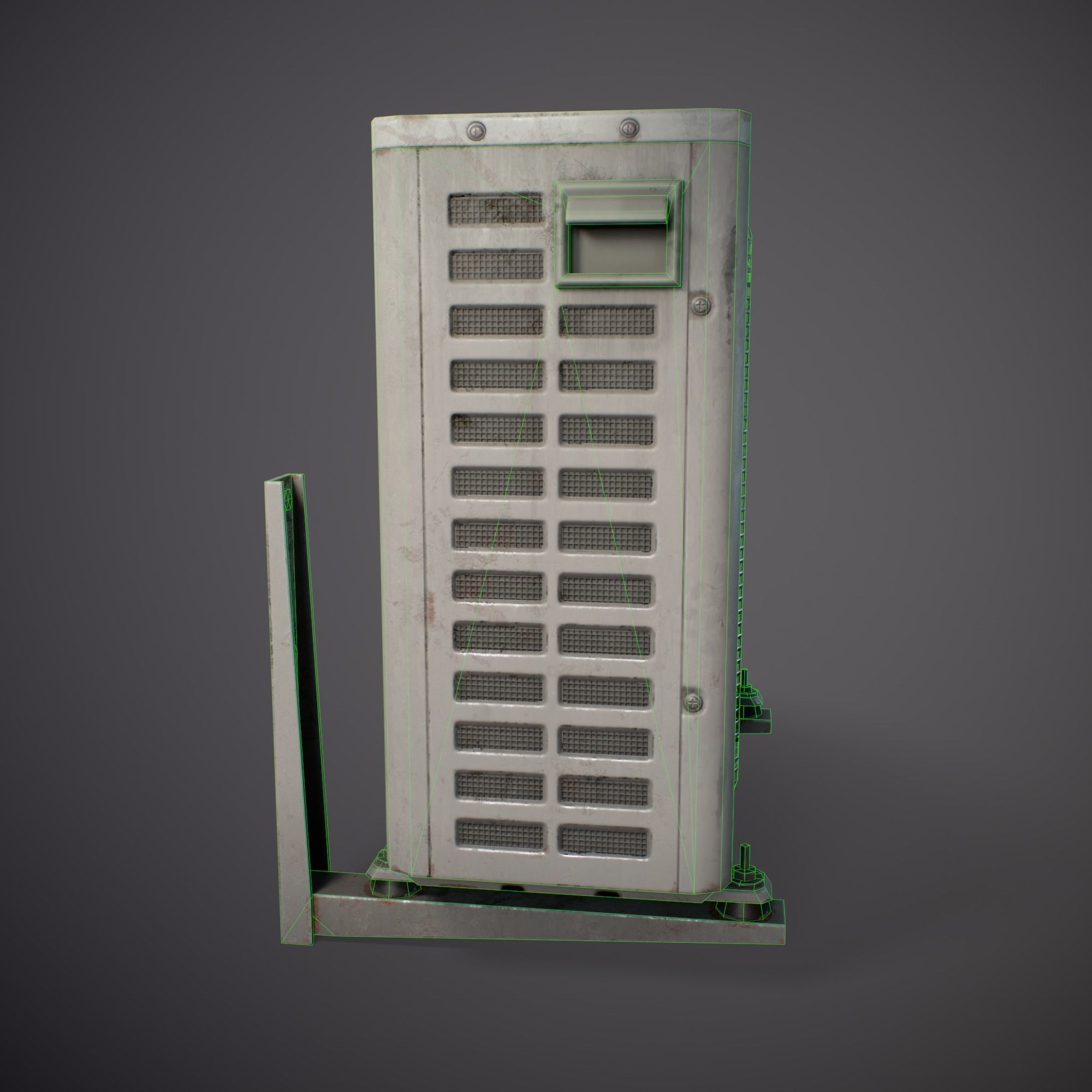 Conditioner - Gameready Asset Low-poly 3D model_3