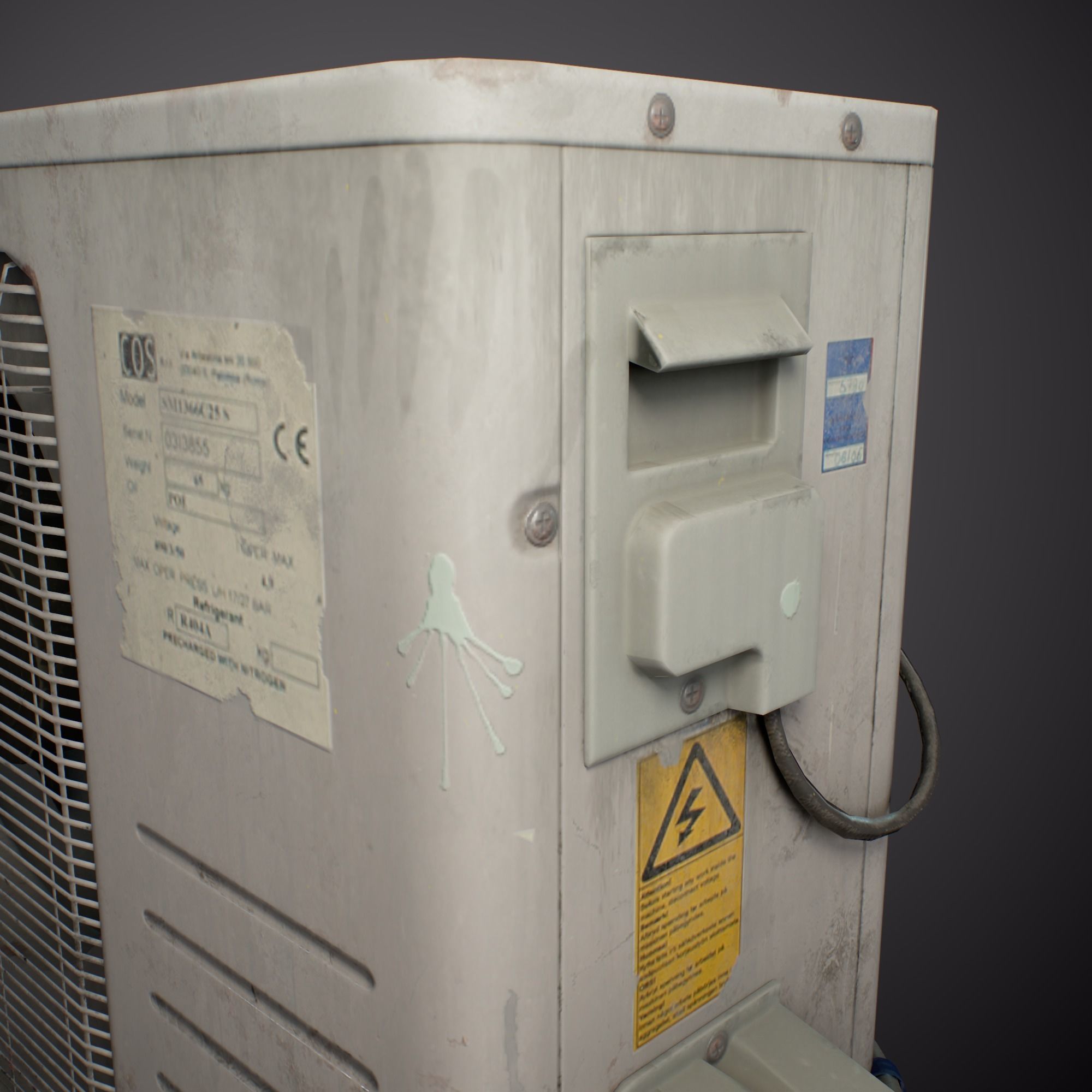 Conditioner - Gameready Asset Low-poly 3D model_12