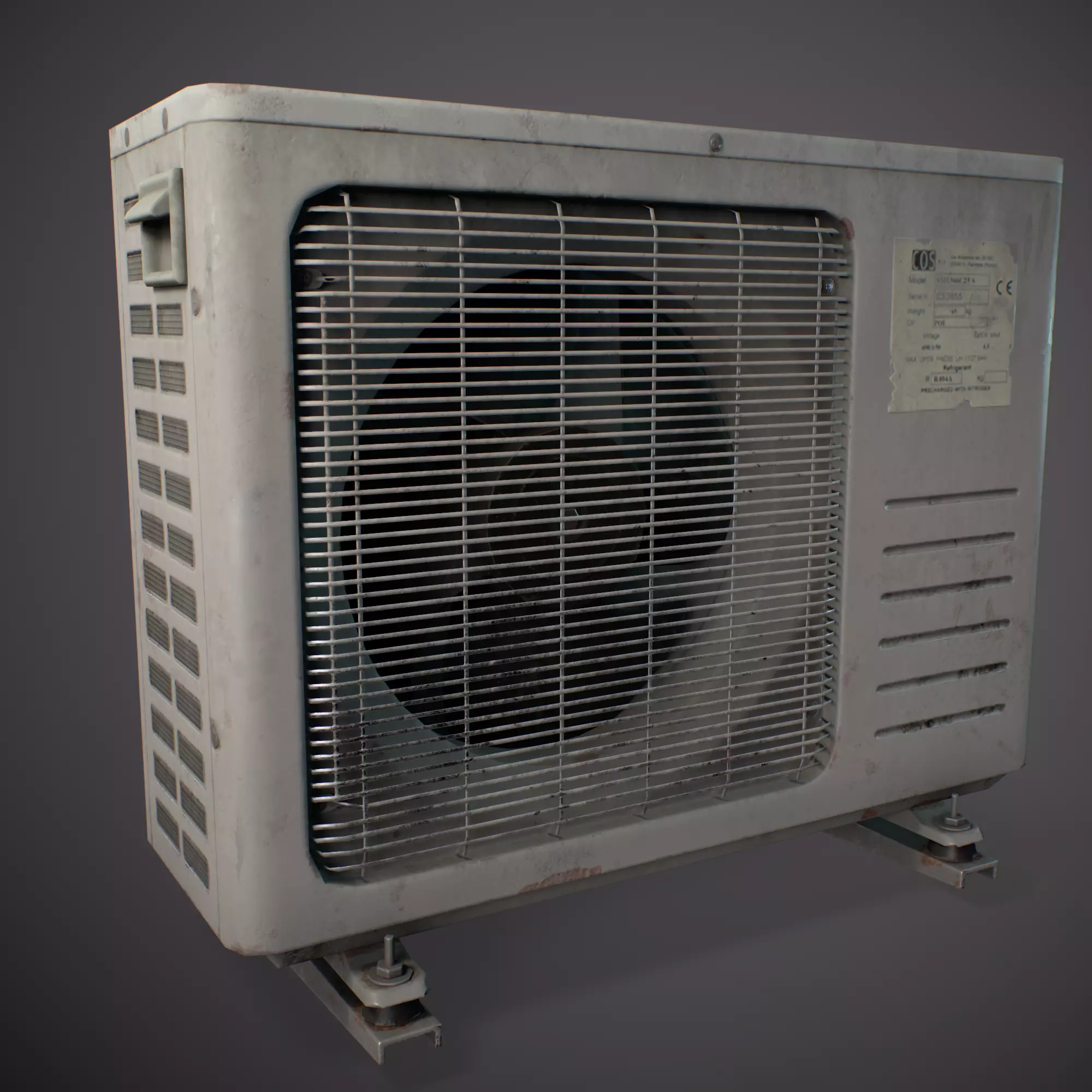 Conditioner - Gameready Asset Low-poly 3D model_0