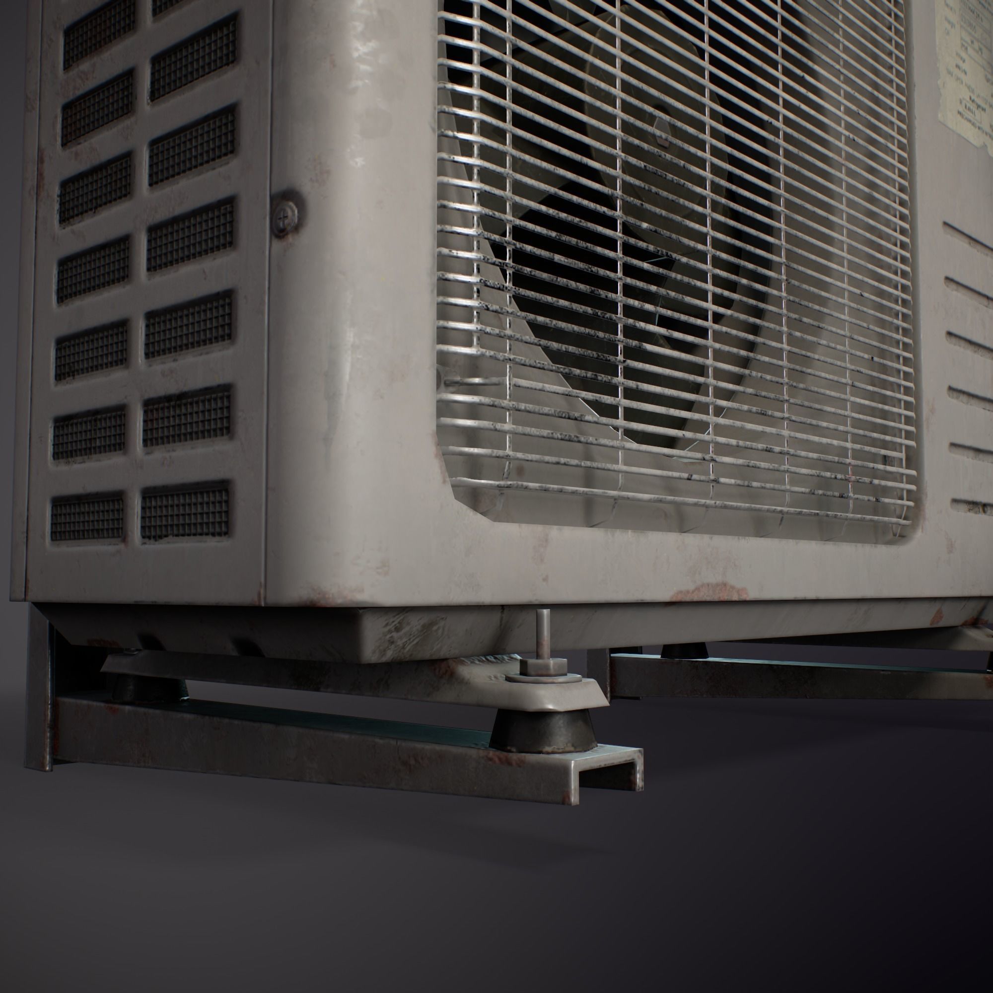 Conditioner - Gameready Asset Low-poly 3D model_10