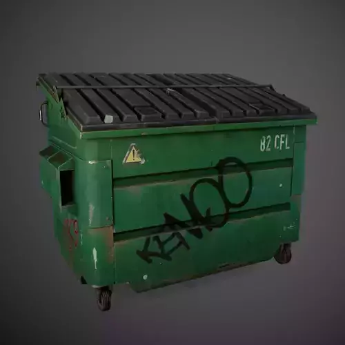 Garbage Container - Gameready Asset
