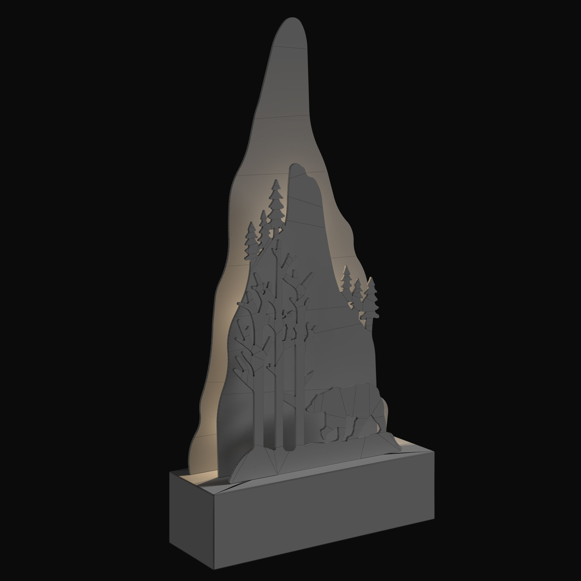 Christmas decorations Set 1 3D model_11