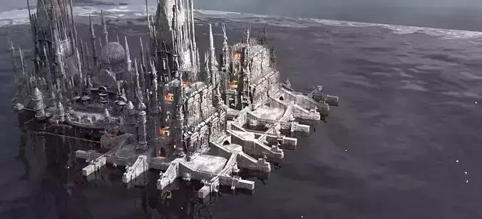 Winter themed Cult Castle kit bash