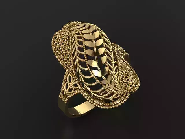 fusion women ring ultra light 3D print model