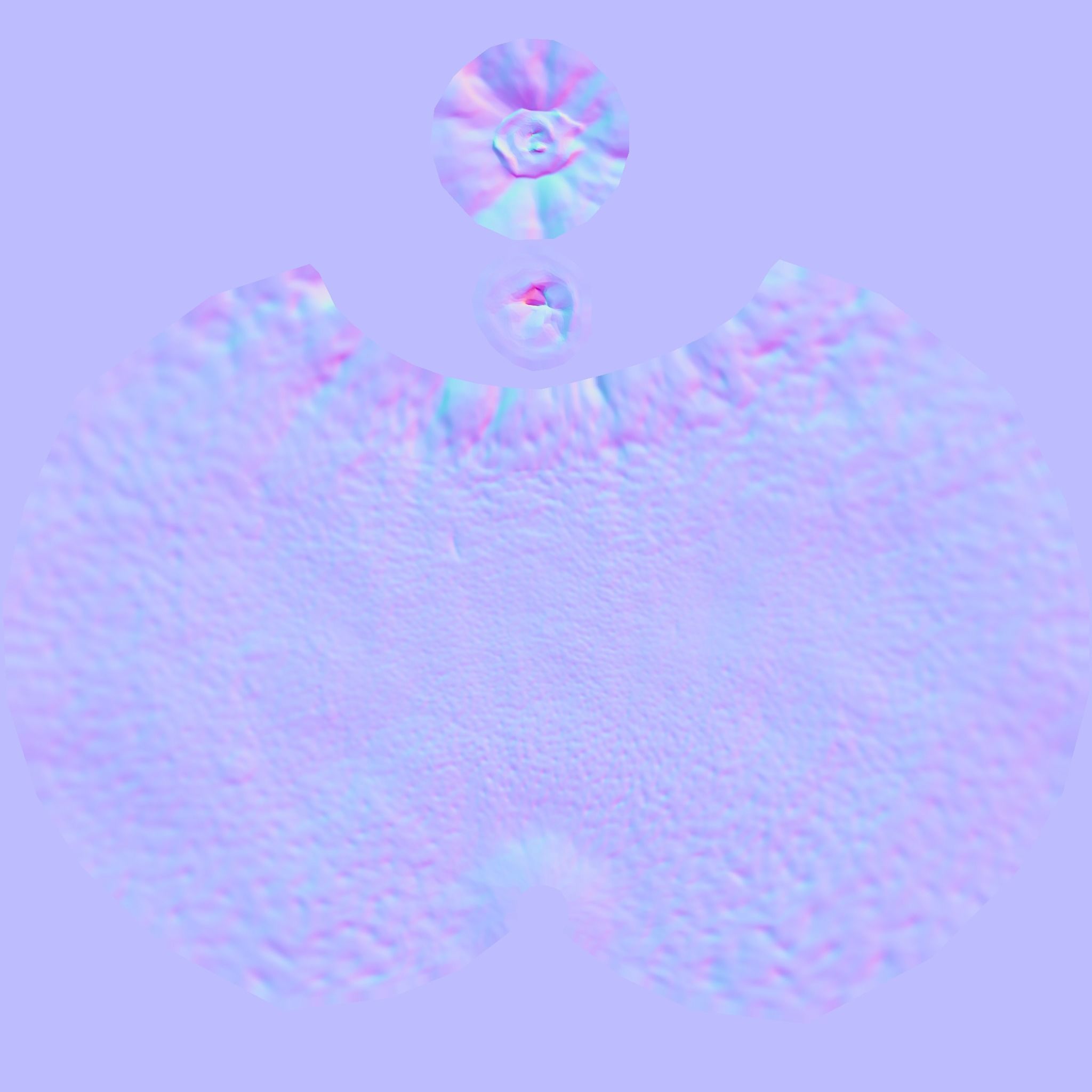 Orange lemon Low-poly 3D model_6