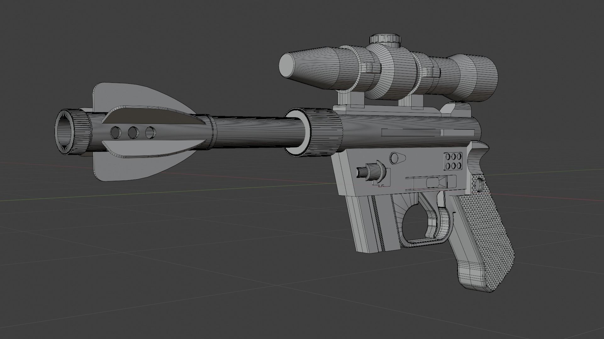 DL-21 A star wars gun 3D model_1