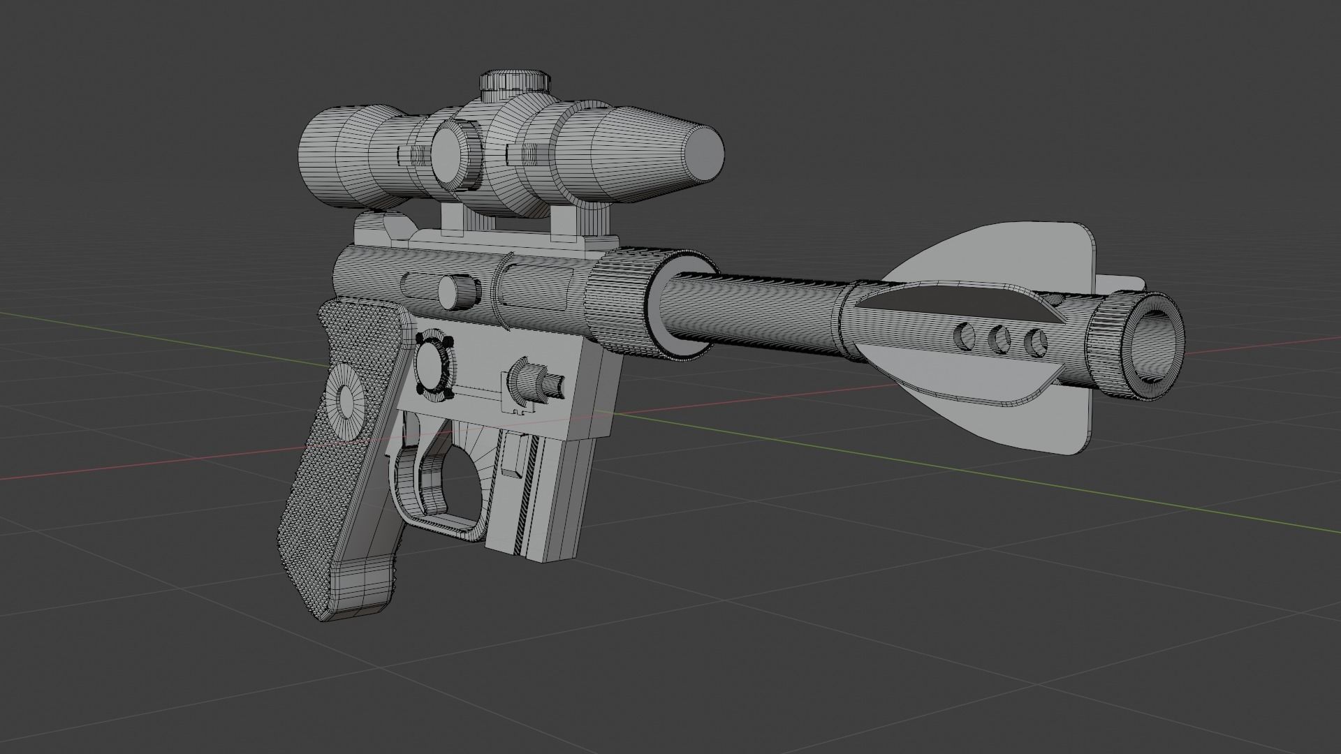 DL-21 A star wars gun 3D model_5