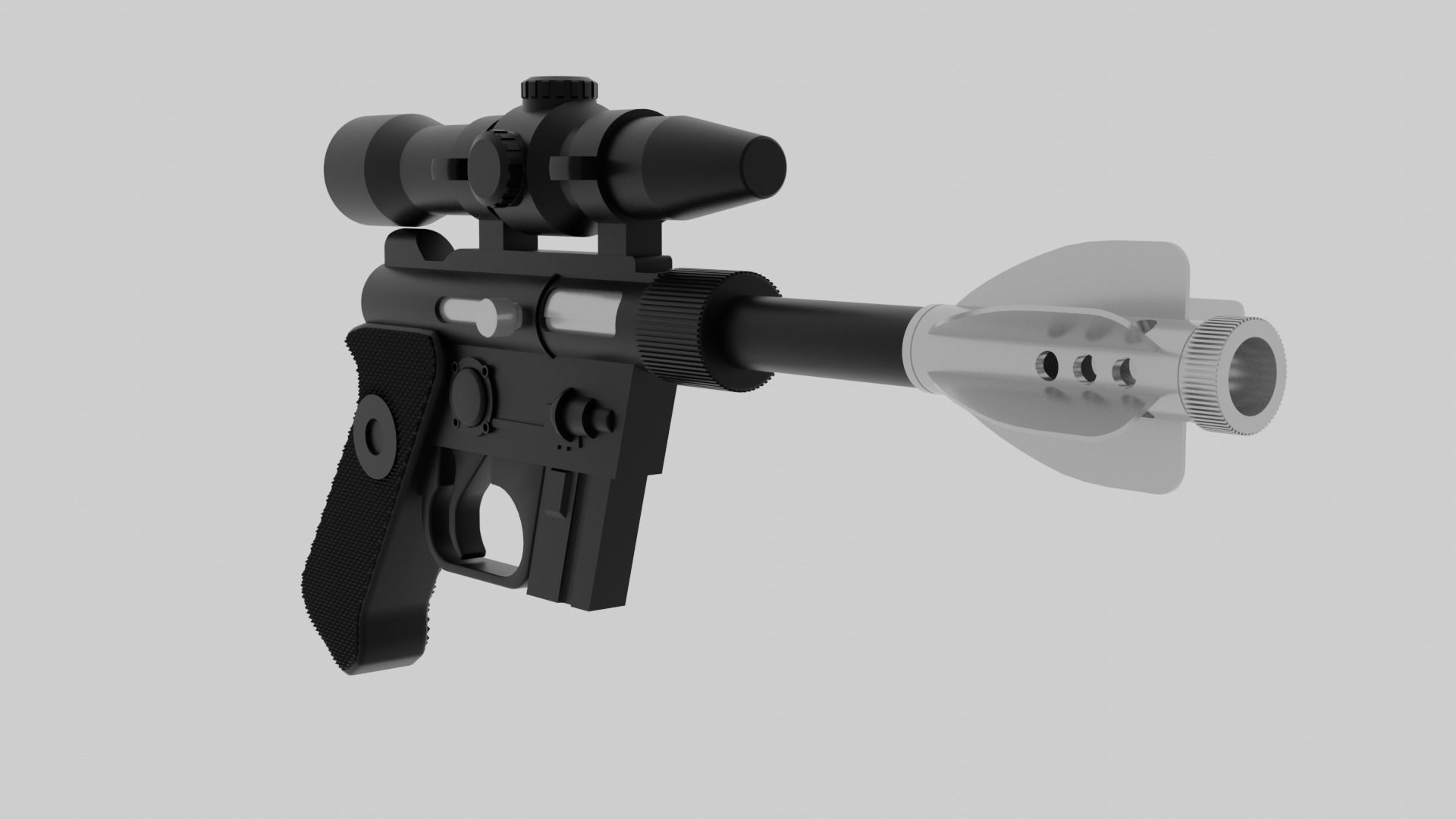 DL-21 A star wars gun 3D model_4