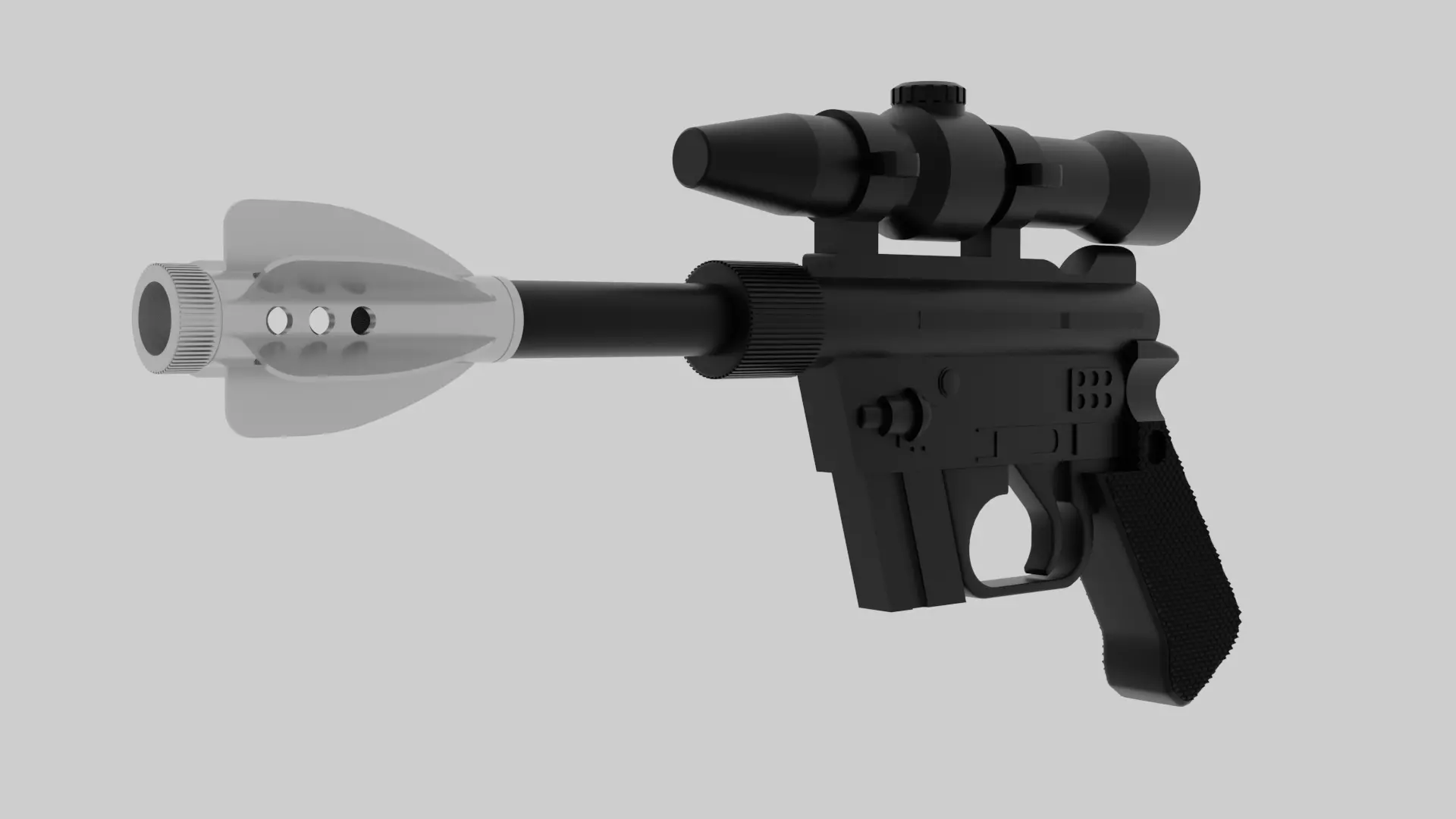 DL-21 A star wars gun 3D model_0