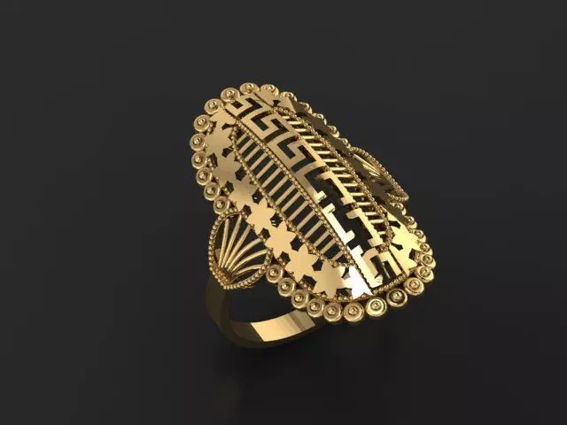 fusion women ring ultra light 3D print model