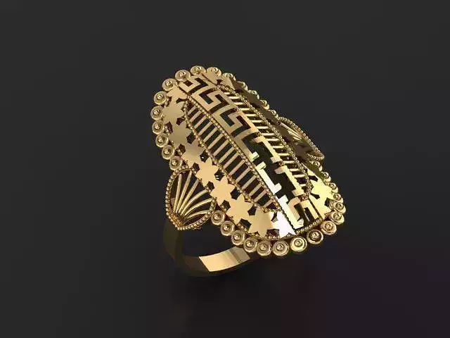  fusion women ring ultra light 3D print model