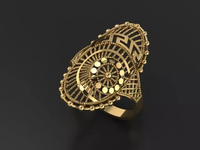 fusion women ring ultra light 3D print model