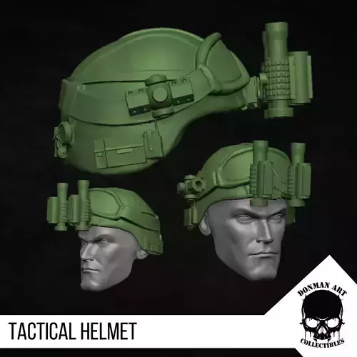Tactical Helmet for 6 inch action figures 3D print model