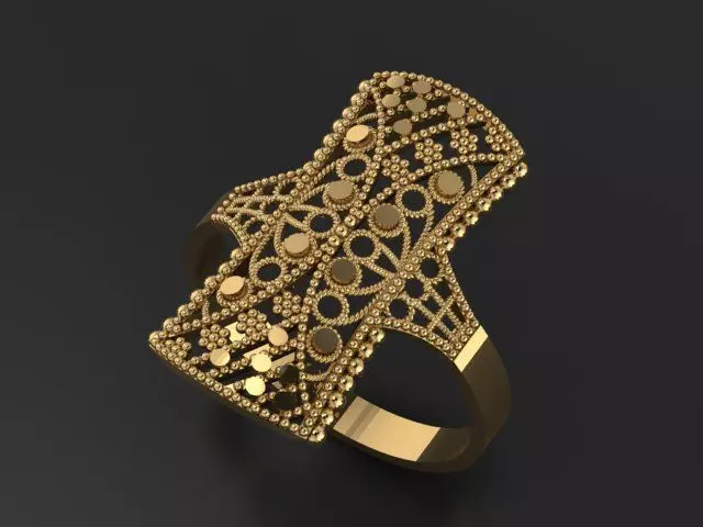 fusion women ring ultra light 3D print model
