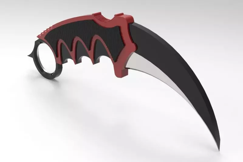 Karambit Knife 3D model_0