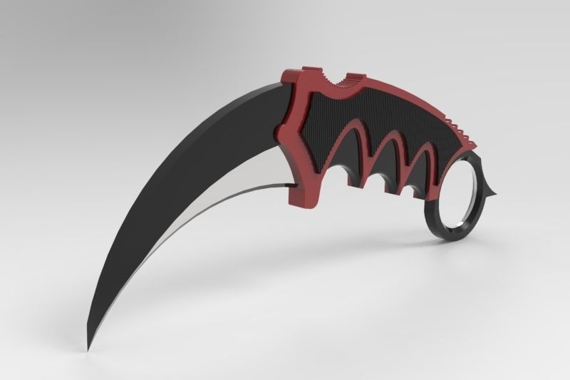 Karambit Knife 3D model_1