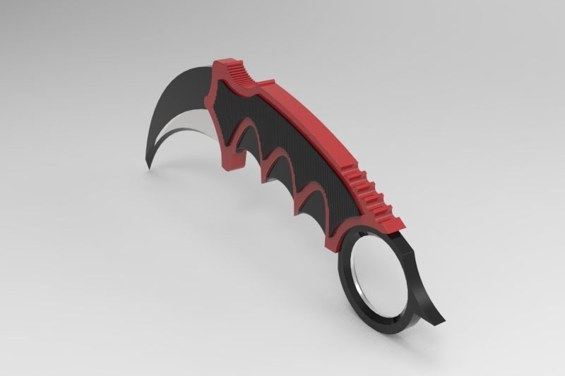 Karambit Knife 3D model_3