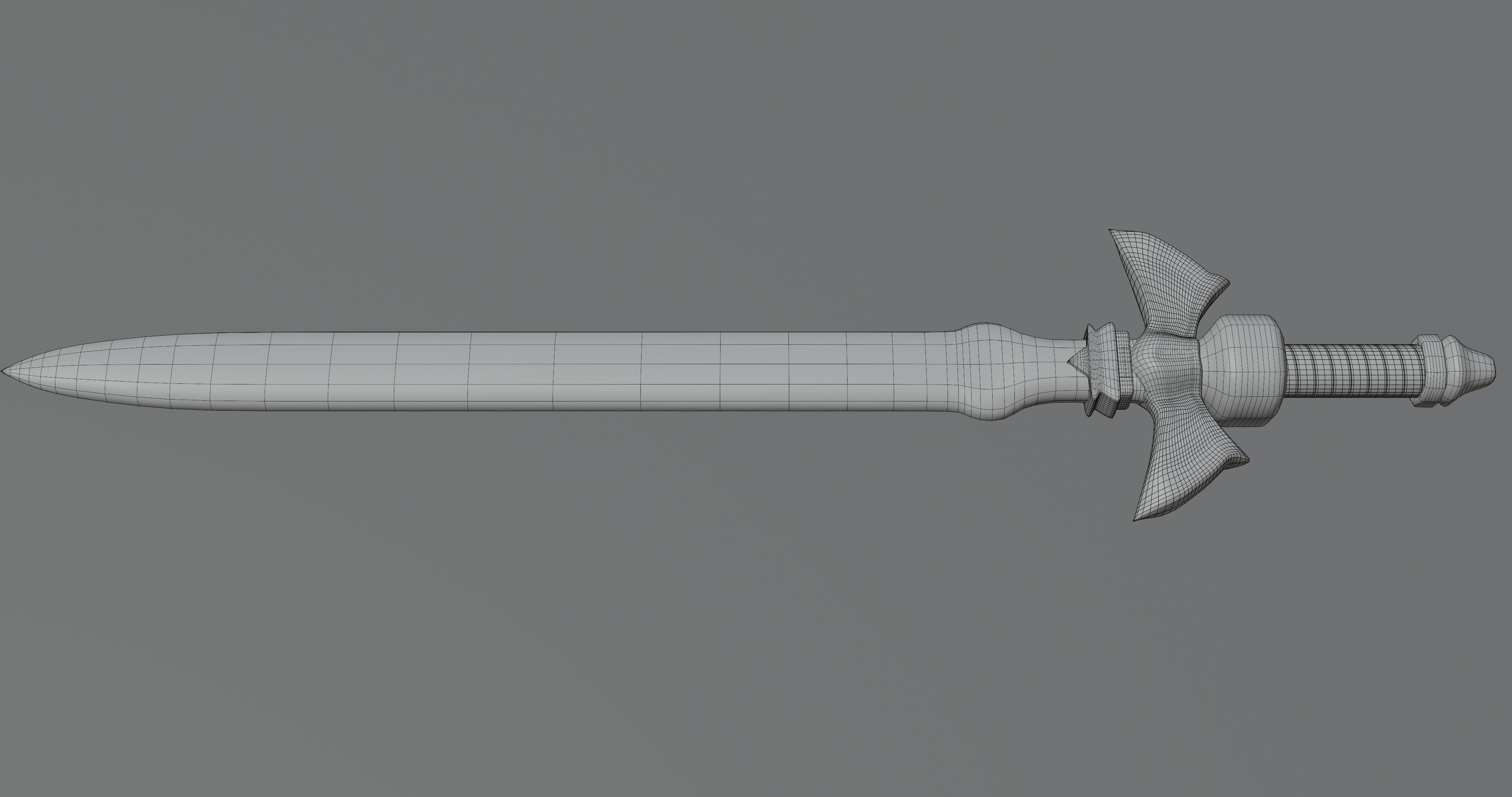 Realistic Sword legend of zelda Low-poly 3D model_4