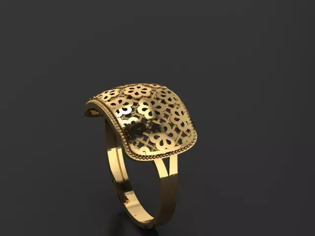 fusion women ring ultra light 3D print model